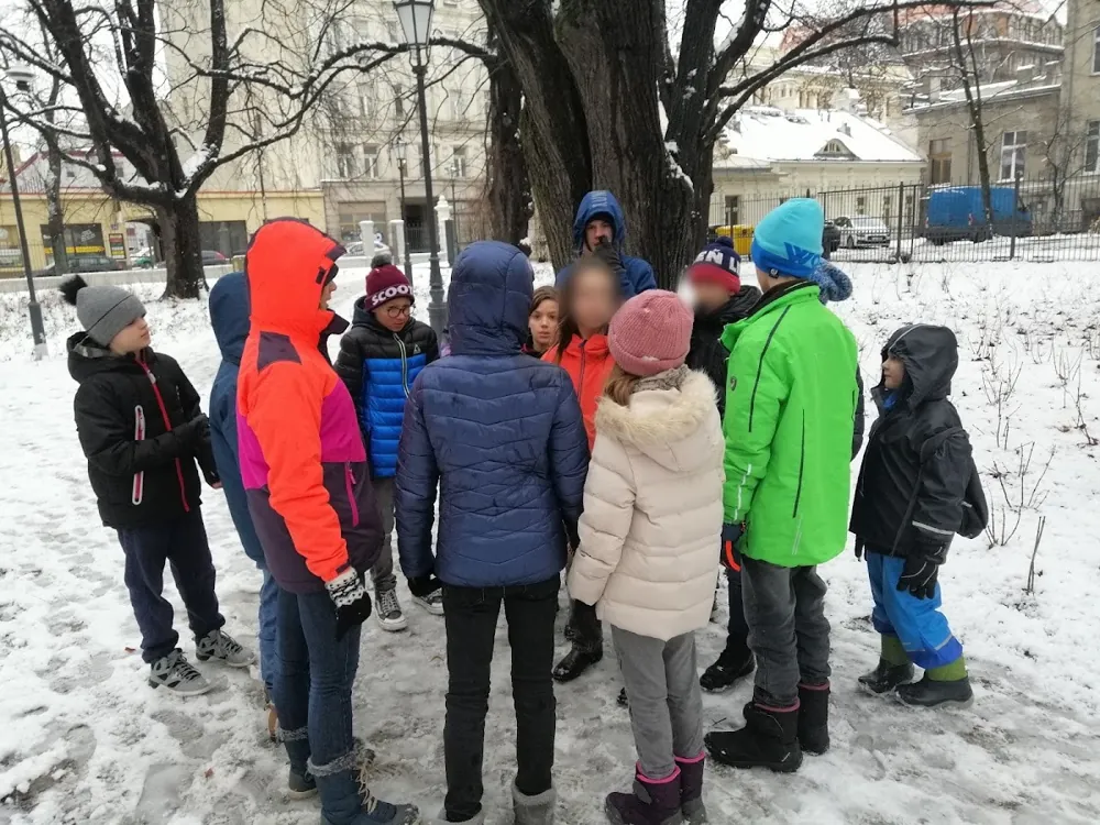 Liczymy i bawimy się w śniegu
